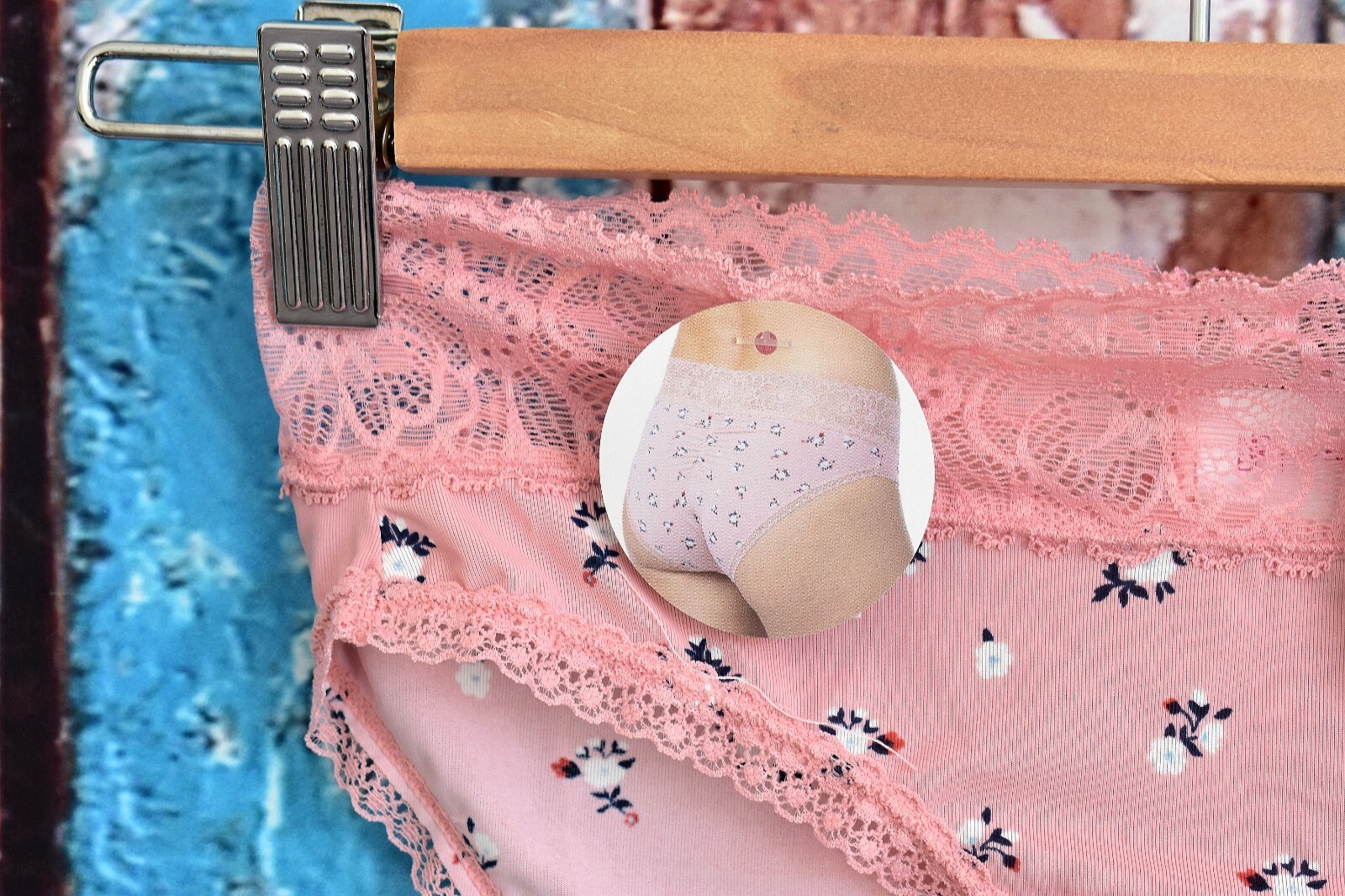 Women’s No Boundaries Micro Cheeky Panties Underwear XSMALL Dusty Rose NEW