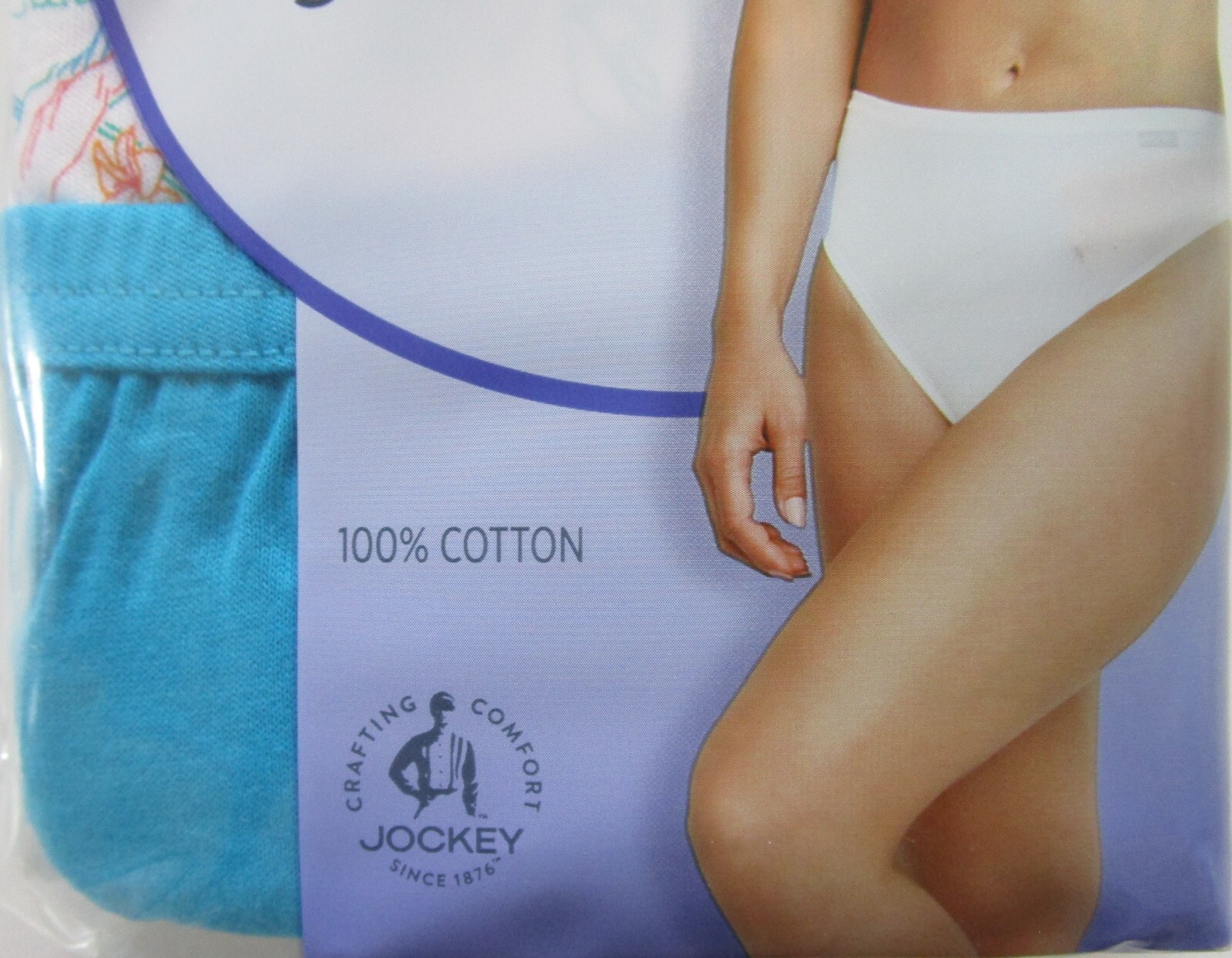 Jockey Elance Cotton Comfort Cotton 1487 French Cut Pantie 3 Pack Size 7 L NWT