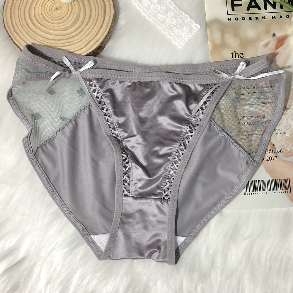 Pack Of 5 Womens Sexy French Satin Panties Briefs Underwear Lot String Bikinis