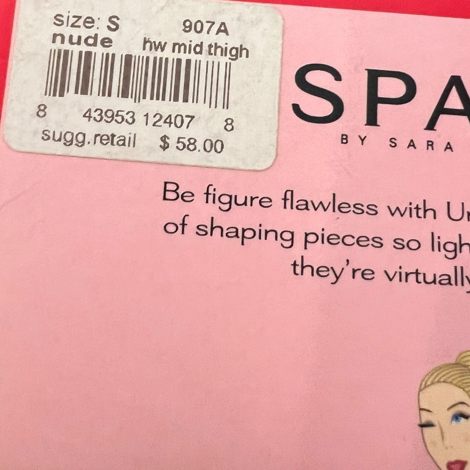 SPANX BY Sarah Blakely Undie-tectable High Waisted Panty 907A Nude Small NWT