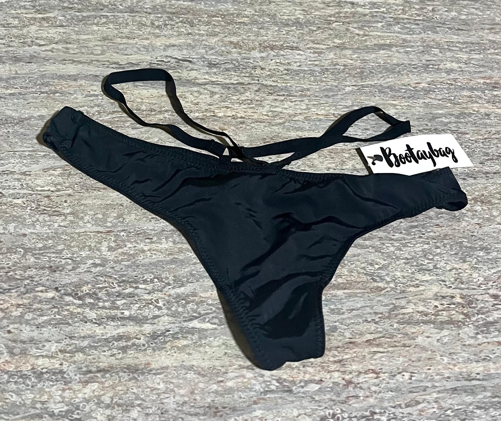 NWT Bootaybag Black Sexy Panty Size Small