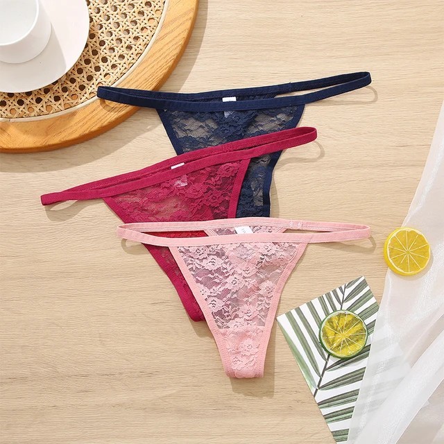 5 Pack Womens mini Thongs Micro G-String Sexy Silky Underwear Lingerie Panties