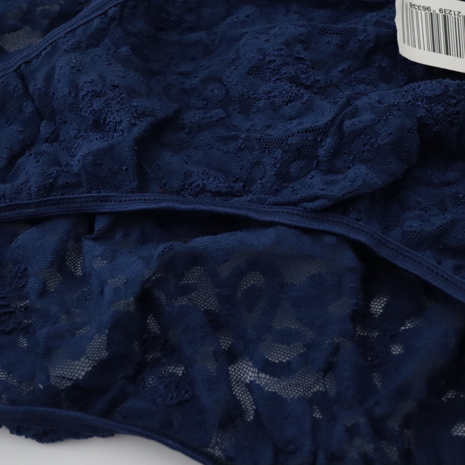NEW Unbranded TRUE VINTAGE 90s Stretch lace High Cut Waistband Brief Panty XL