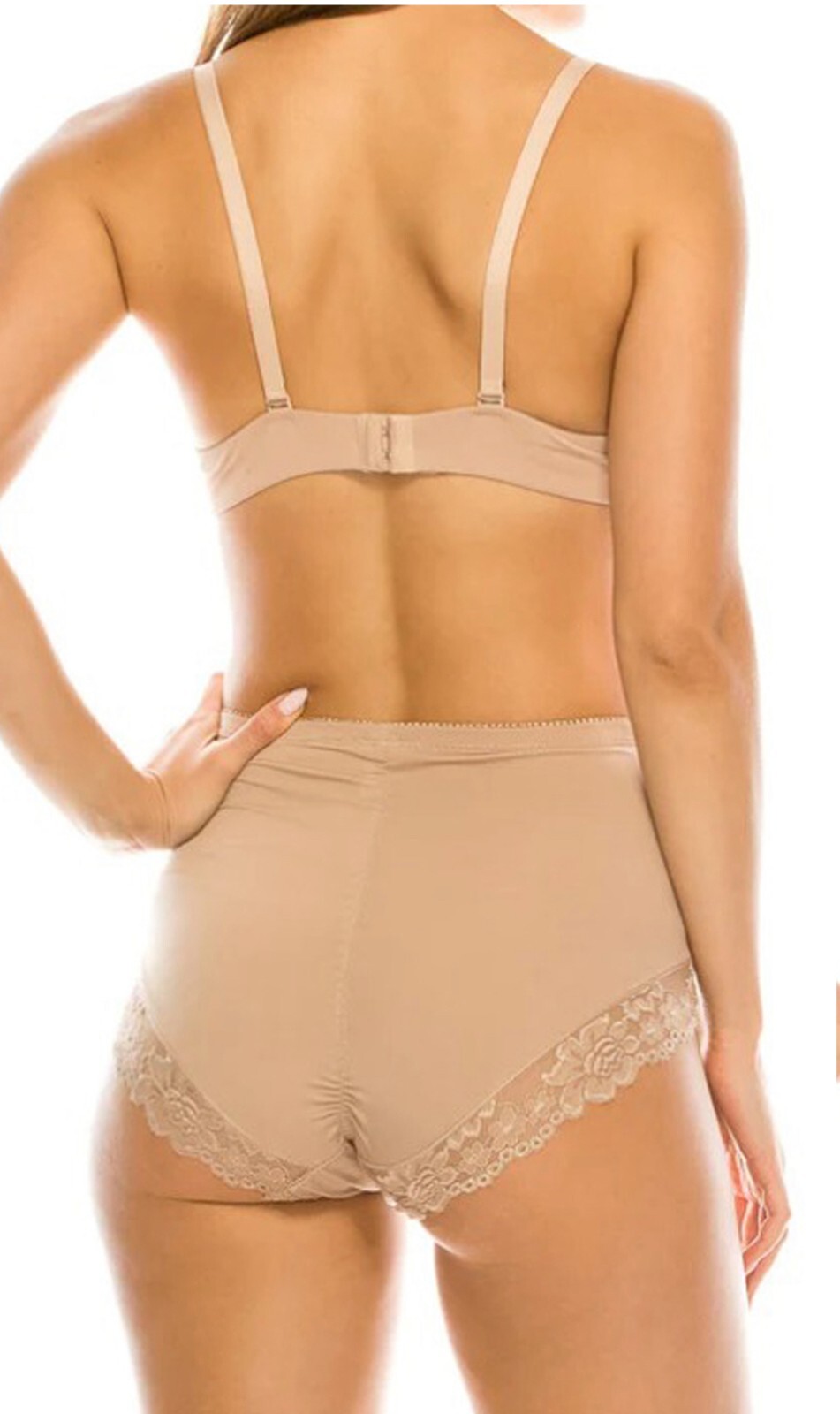 Lot 3/6 Pack High Waisted Briefs Tummy Control Girdles Lace Shaper Panties 69076