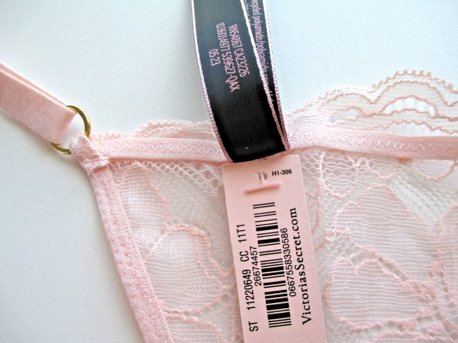 VICTORIA’S SECRET VERY SEXY V-String Thong Panty M L XL 2XL Pink NWT Lace VS
