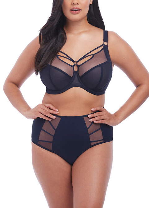 Elomi Sachi Full Brief Panty EL4358 Sizes Med- 4XL Navy New w/ tags Retail $30