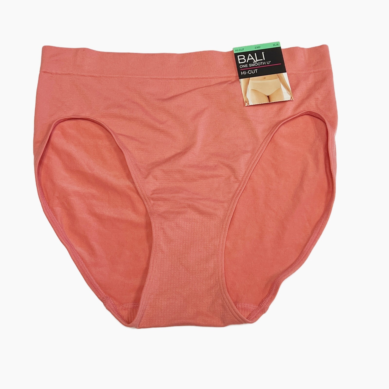 Bali One Smooth U Hi Cut Brief Panty XL Size 8 2362 NWT