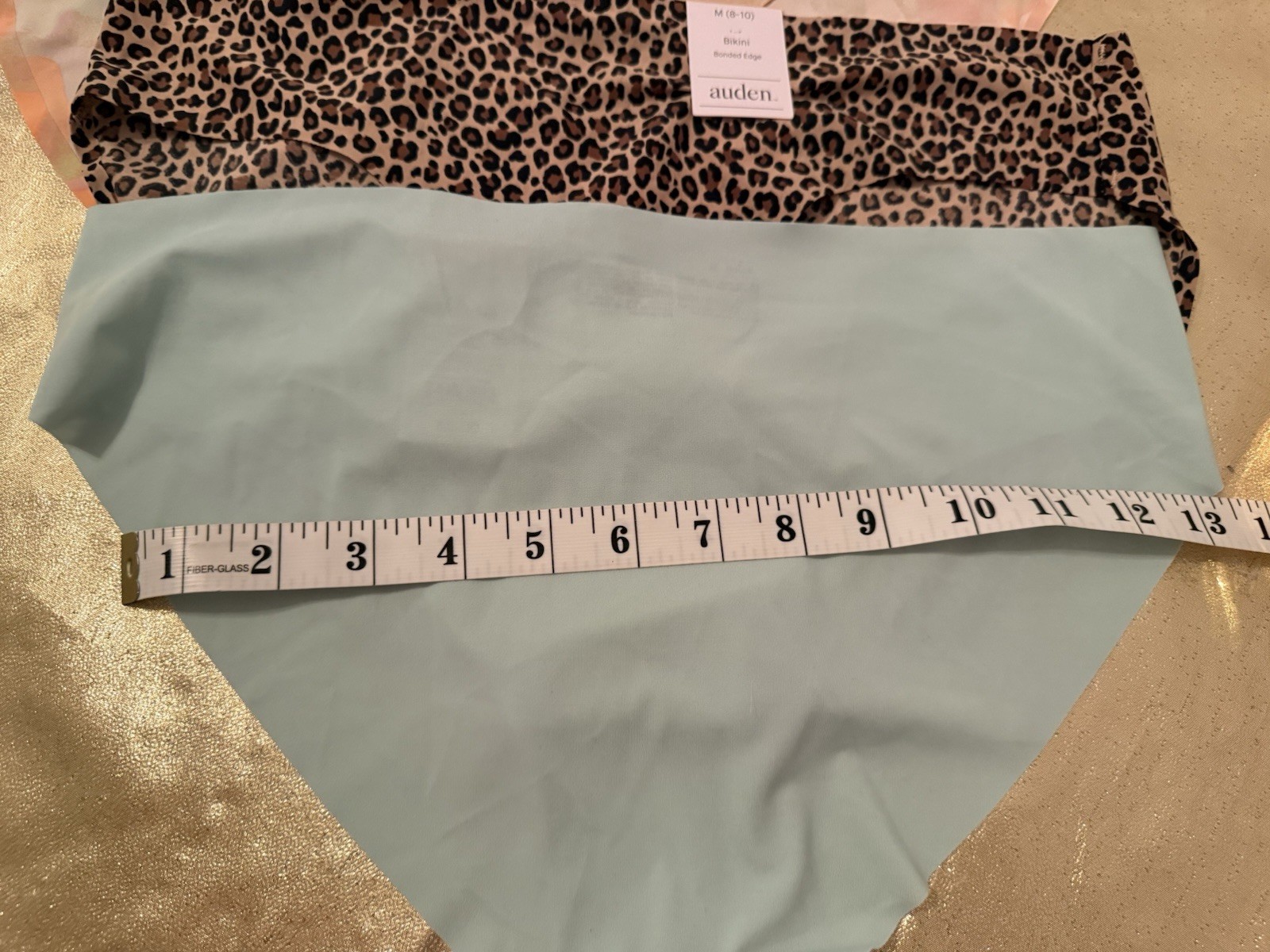 NWT Auden 5 Pairs Stretchy Invisible or Bonded Edge Bikini Panties Size M (8-10)