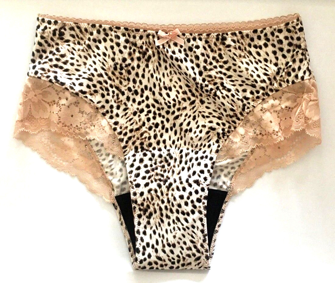 Victorias Secret Animal Print Shortie Style Period Panty Size XS Post Partum NWT