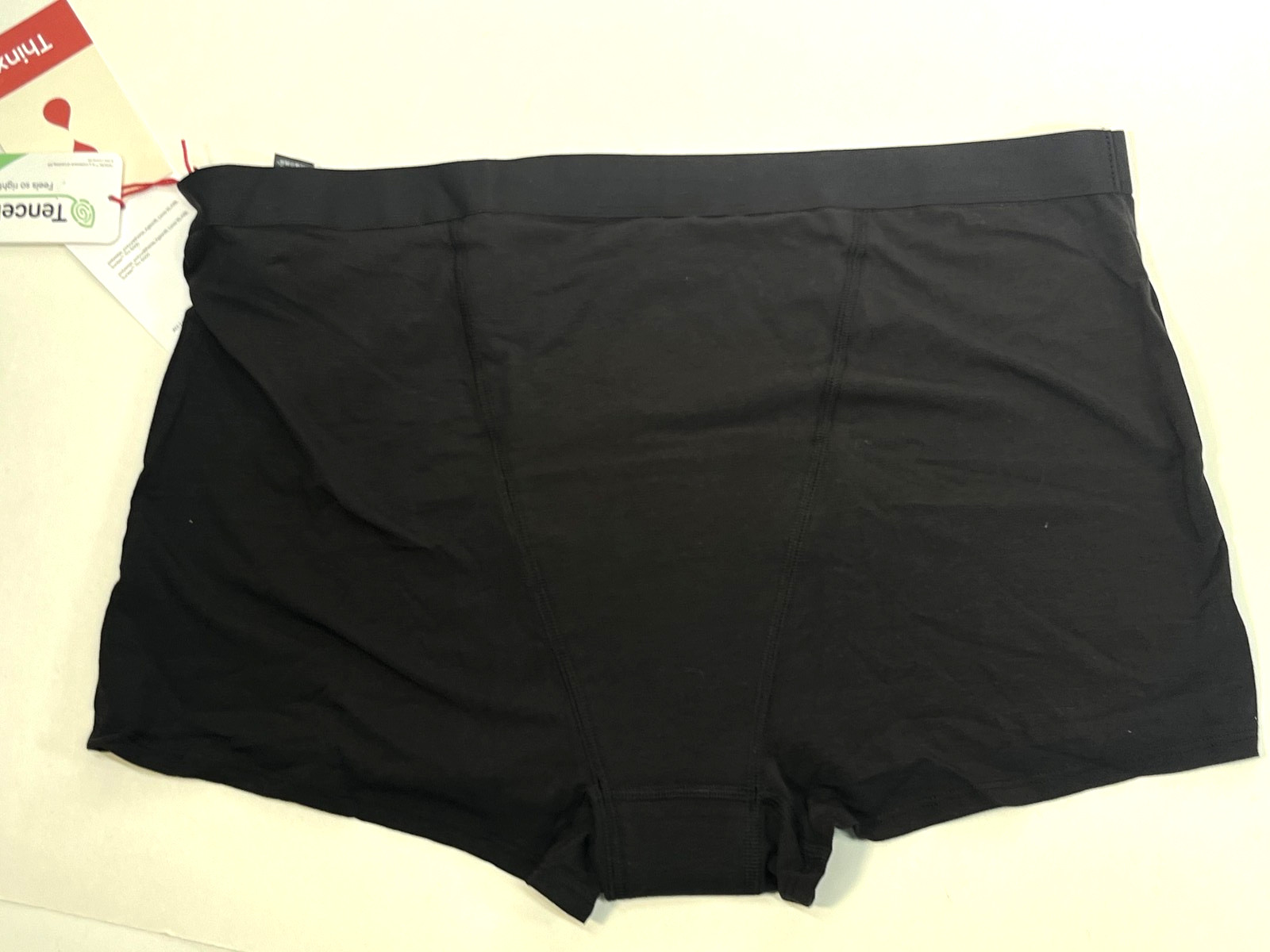 Thinx Black Supima Tencel Leakproof Boyshort Period Underwear Womens 2X New