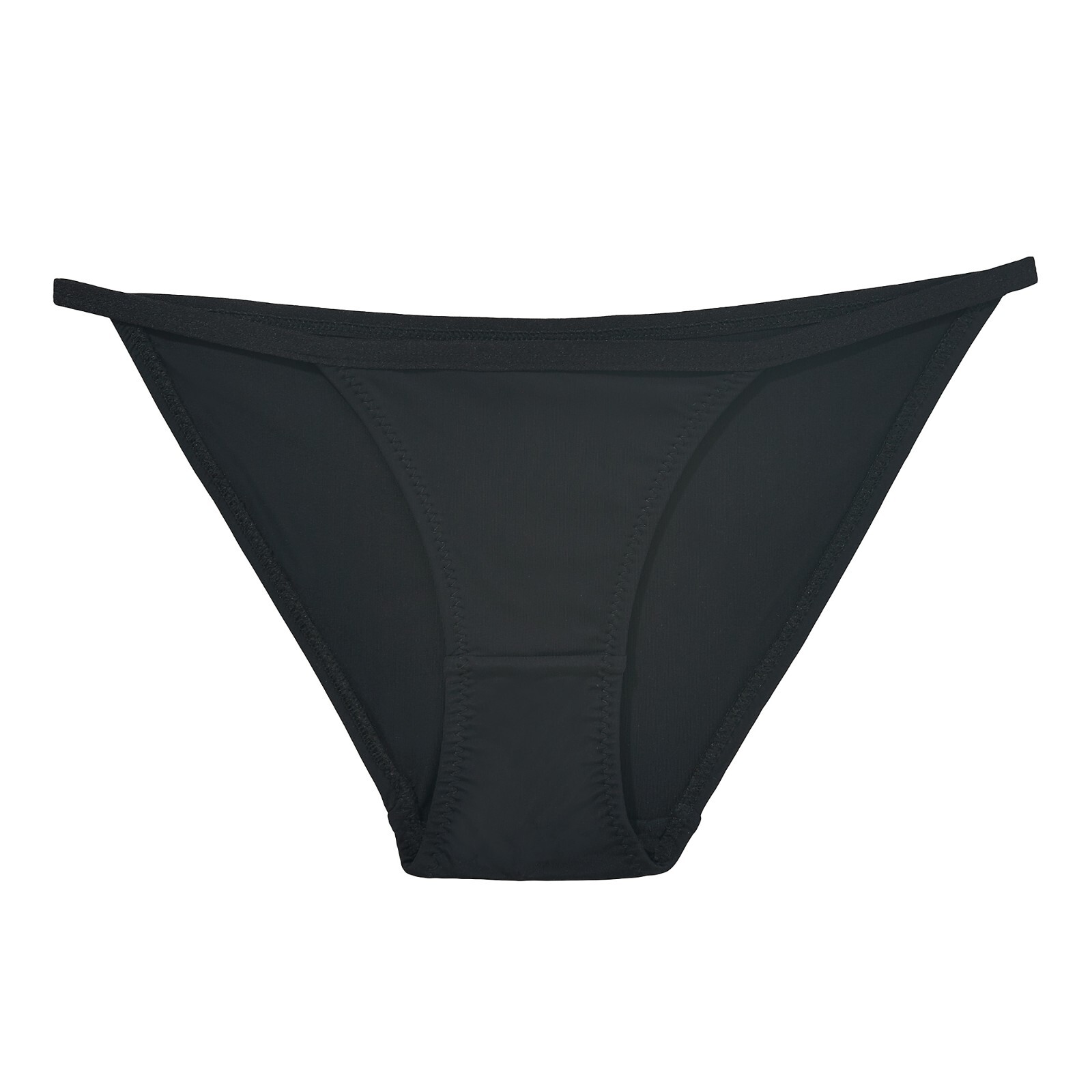Women Nylon String Bikini Sexy Silky Panties Low Rise Cotton Liner Pack 6 XL