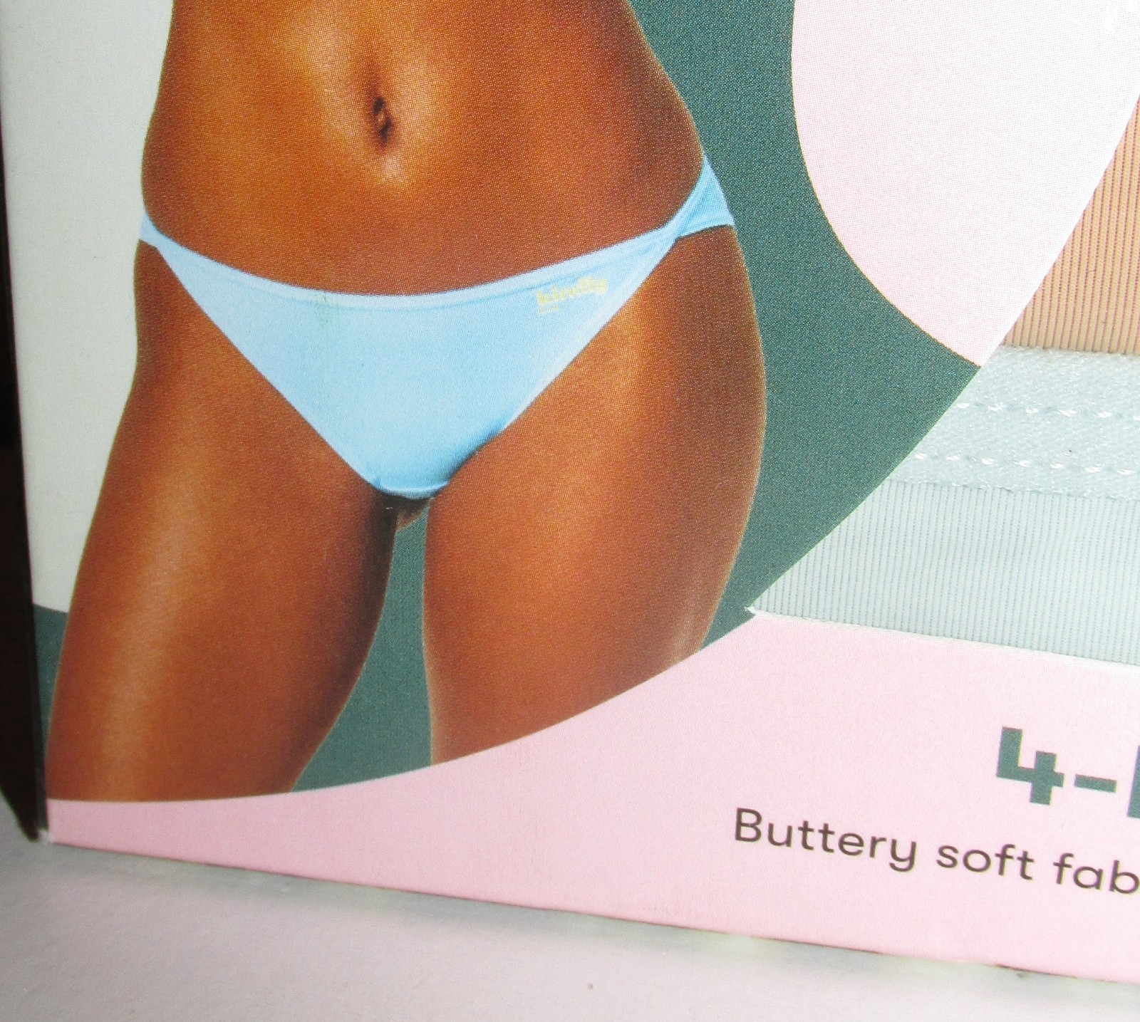 Kindly Yours 4 PACK High Leg SOFT Bikini Panties (Size 2XL/20) BRAND NEW W TAGS