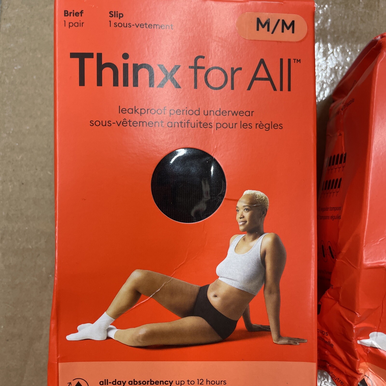 (4) Thinx For All Leakproof Period Underwear All-Day Medium Absorbency 5800 S40