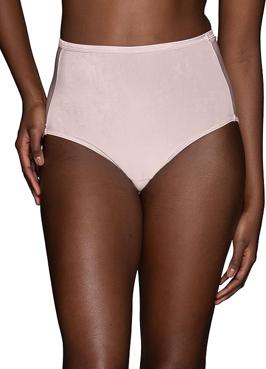 4 pairs VANITY FAIR Brief ILLUMINATION 13109 Panty Mixed Colors Size – 10 / 3XL