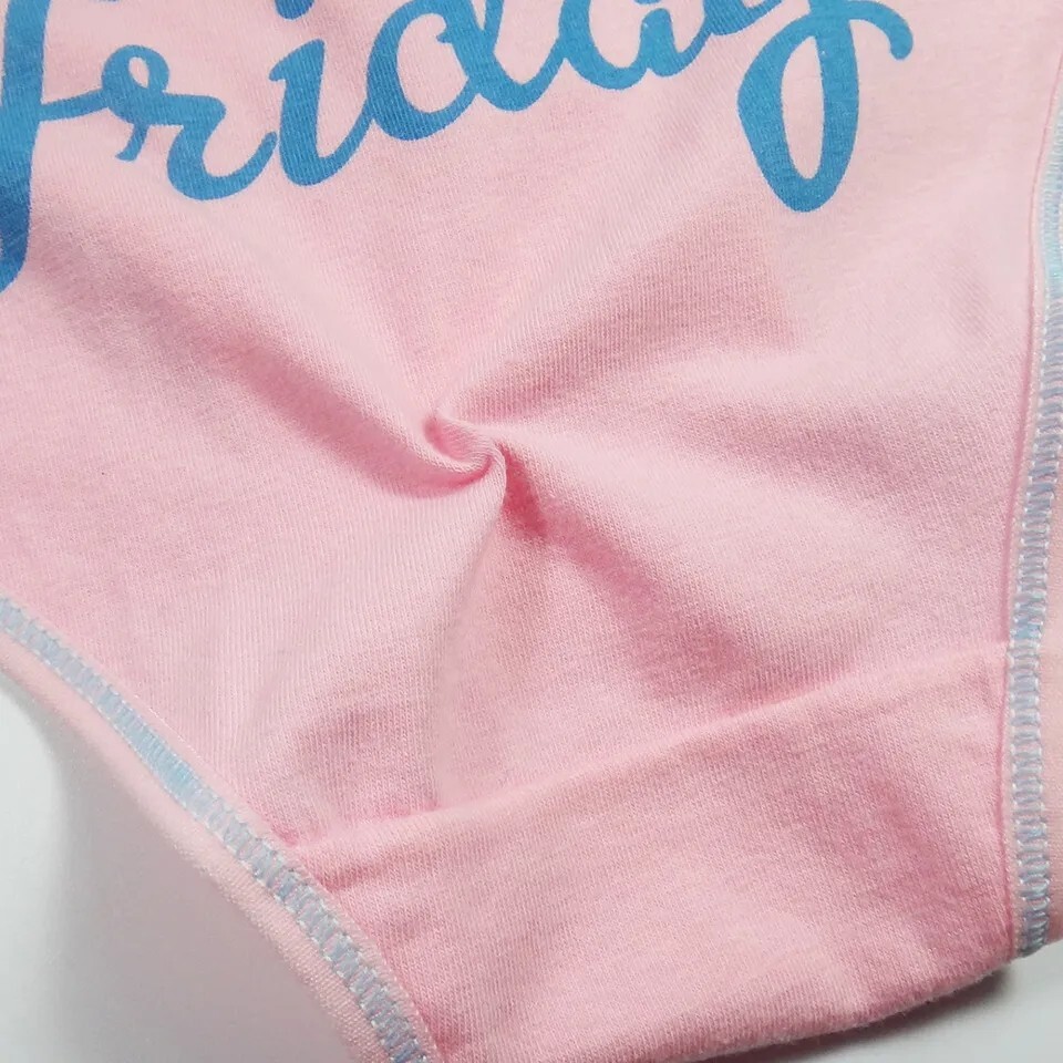 Cotton Women’s Underwear Sexy Panties Set Of 7 Pieces Weekday Set