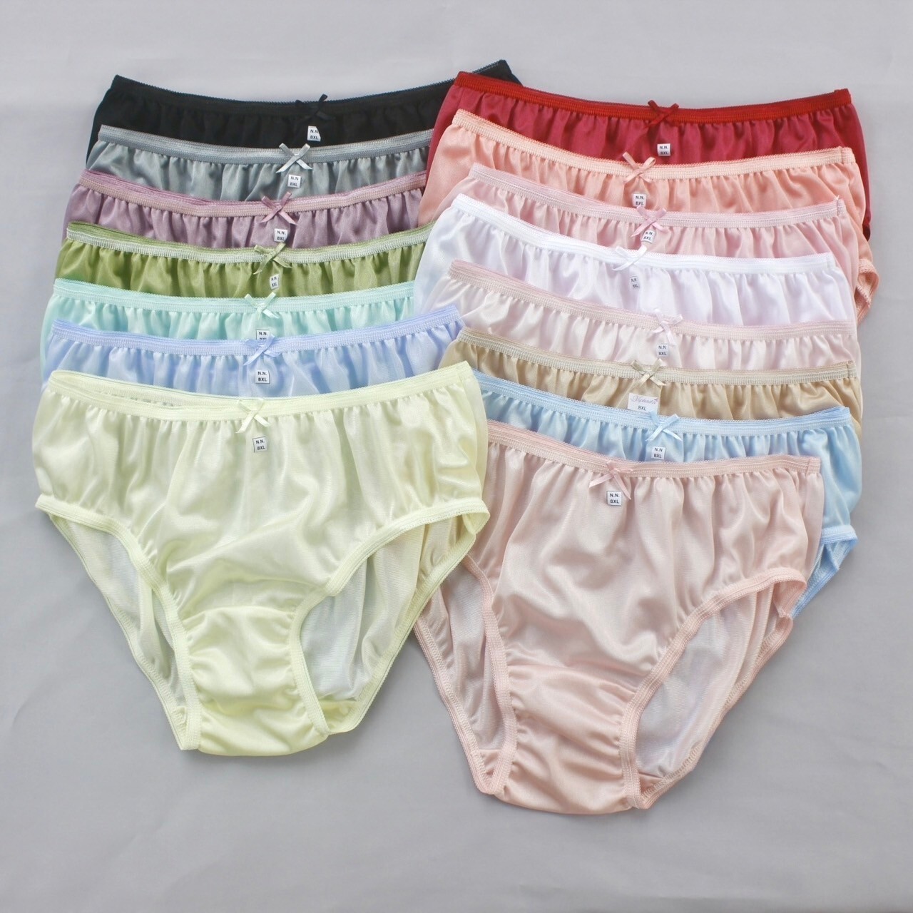 15 Bikini Underwear Woman Man Premium Nylon Light Soft Smooth Silky Hip38″-42″XL