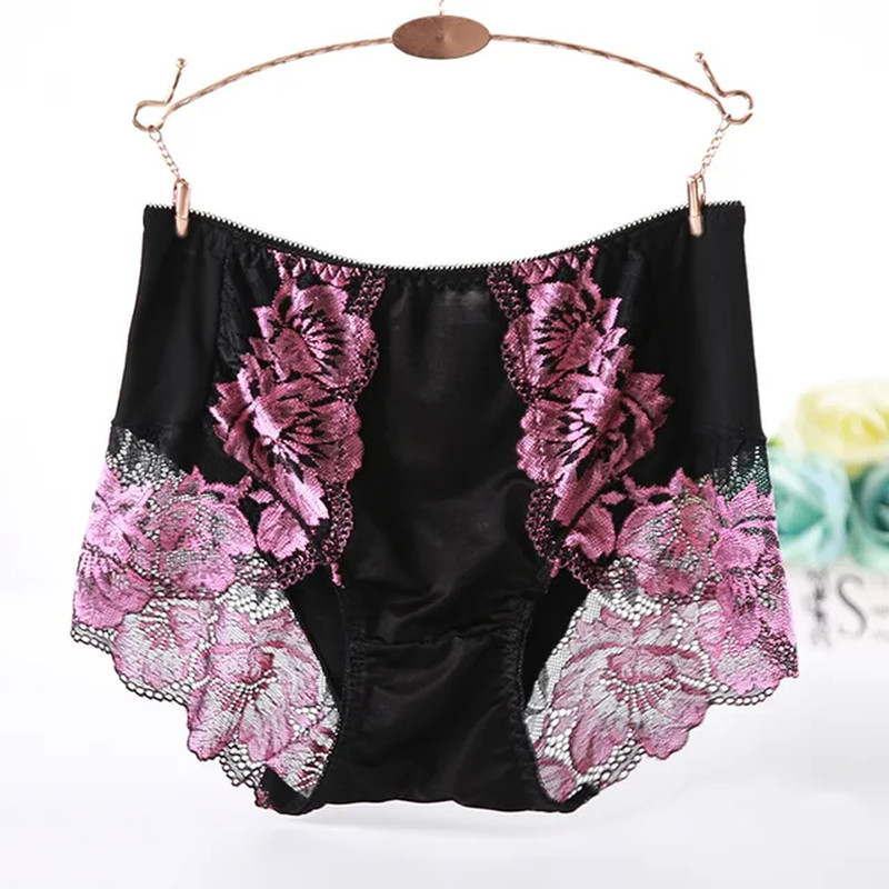 XXL-4XL High Waist Sexy Lace Material Panties – Sexy Fashion Underwear For Women