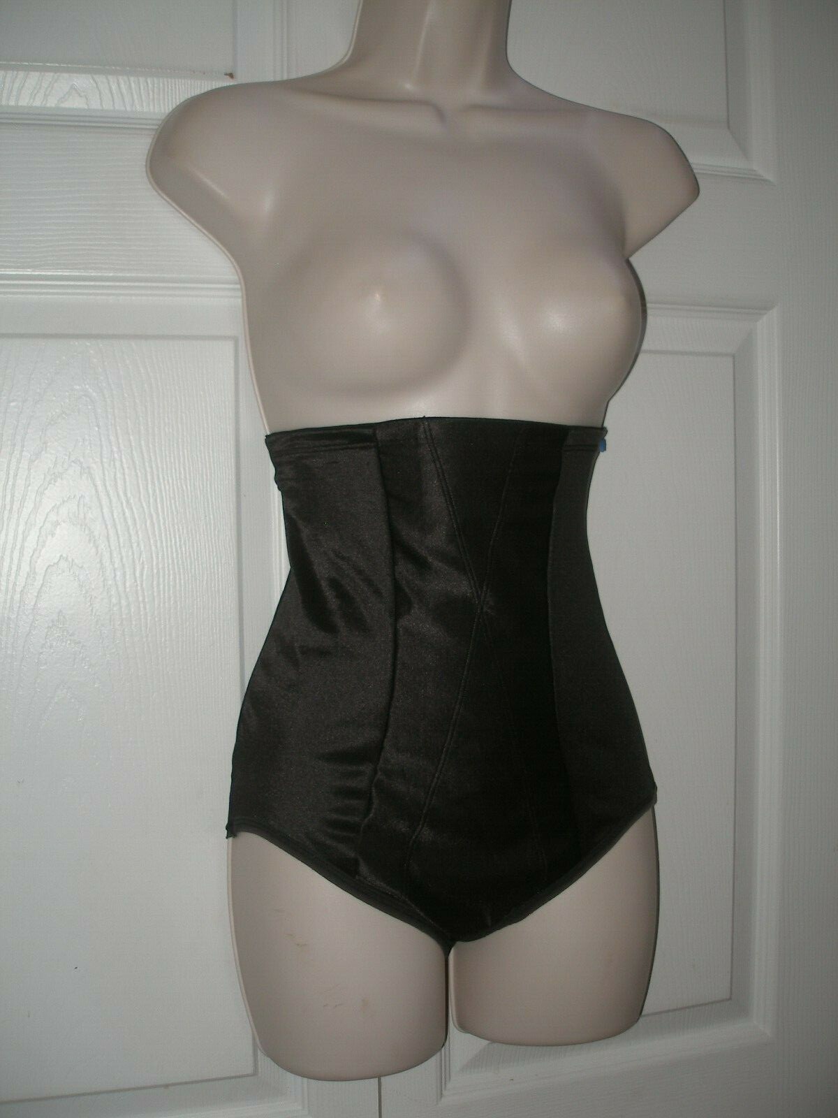 Underscore Women’s Medium BLACK Pantie Girdle High Waist Tummy Flatter Fibers