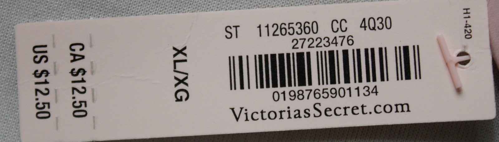 Victoria’s Secret Women’s The Lacie Lace String Thong Panties NN7 Blue XL NWT