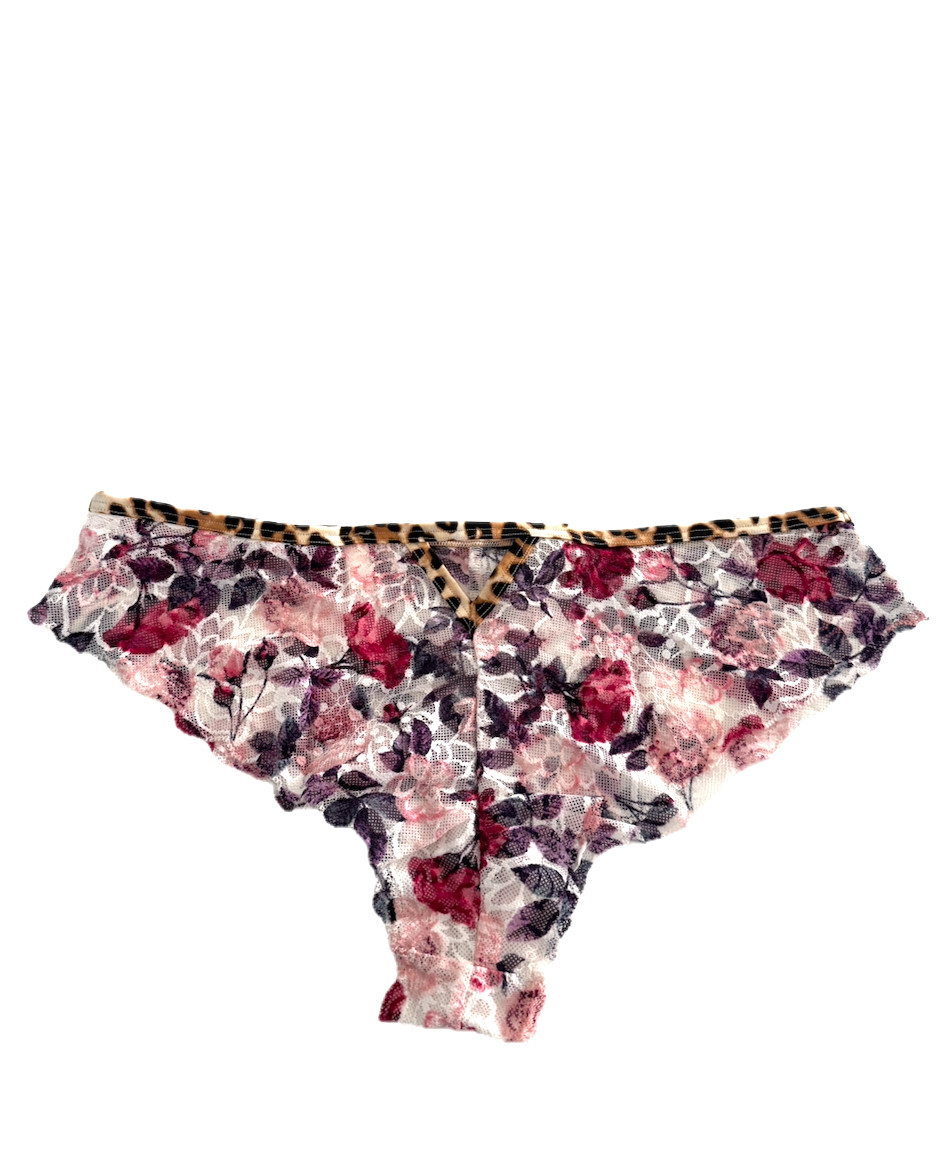 Victoria’s Secret PINK Allover Lace Cheekster Panty Spring Floral