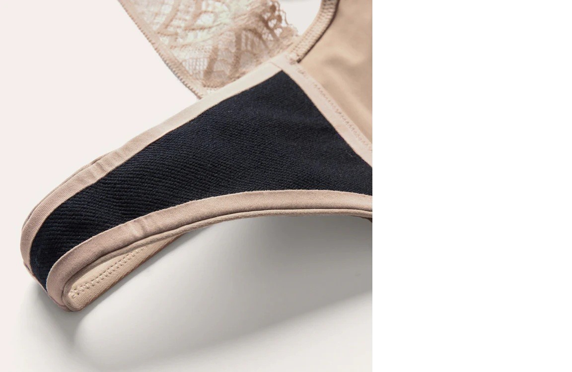 BRAND NEW THINX 4-PACK Thong Period Panties Underwear 3XL Beige Light Absorption