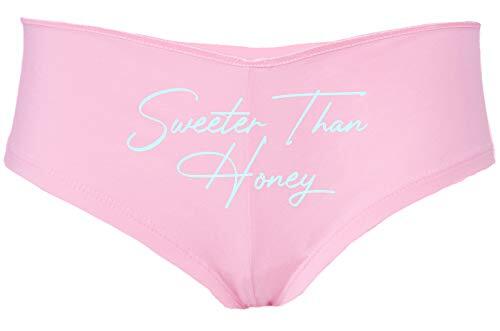 Knaughty Knickers Sweeter Than Honey Cute Oral Flirty Pink Boyshort Panties