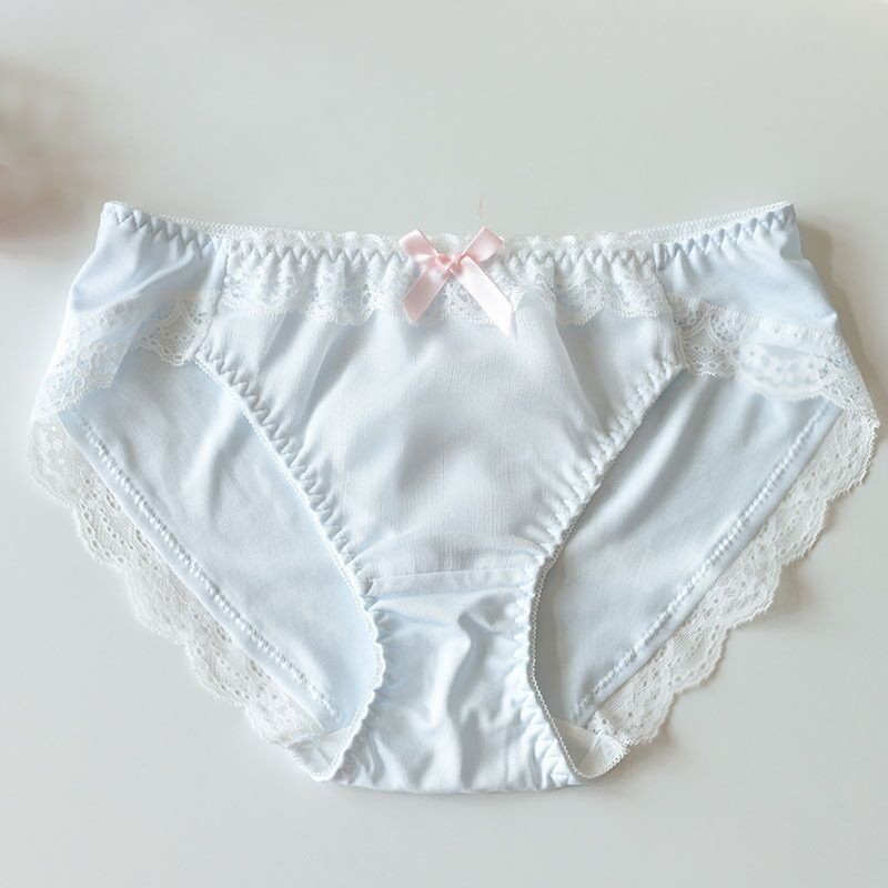 Japanese Mori Girls Bow Panties Briefs Cute Lolita School Underwear Underpants