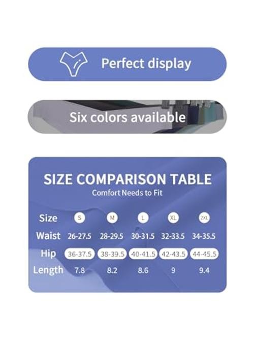 Seamless Thongs For Women V-waisted No Show Thong Medium Multicolored-b1-6pack
