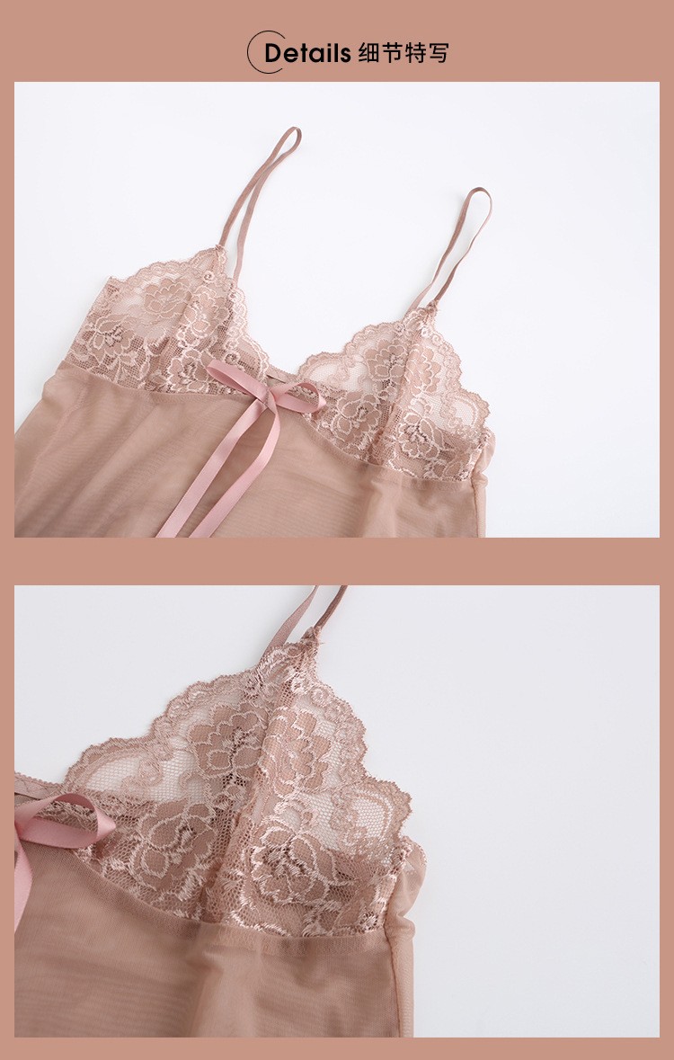 Romantic Soft Mesh Sexy Underwear Female Sexy Temptation Perspective Sleepwear