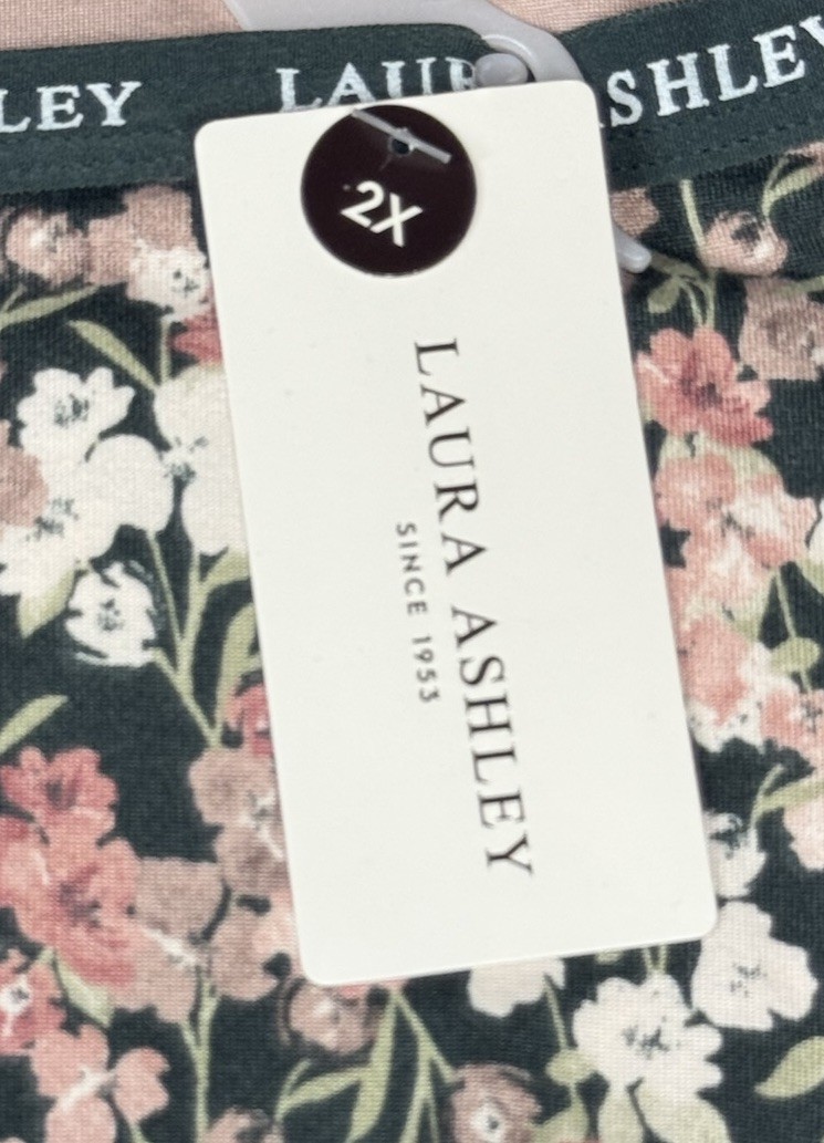 LAURA ASHLEY Womens 5-Pack Brief SUPER SOFT Underwear Panties Polyester Blend 2X