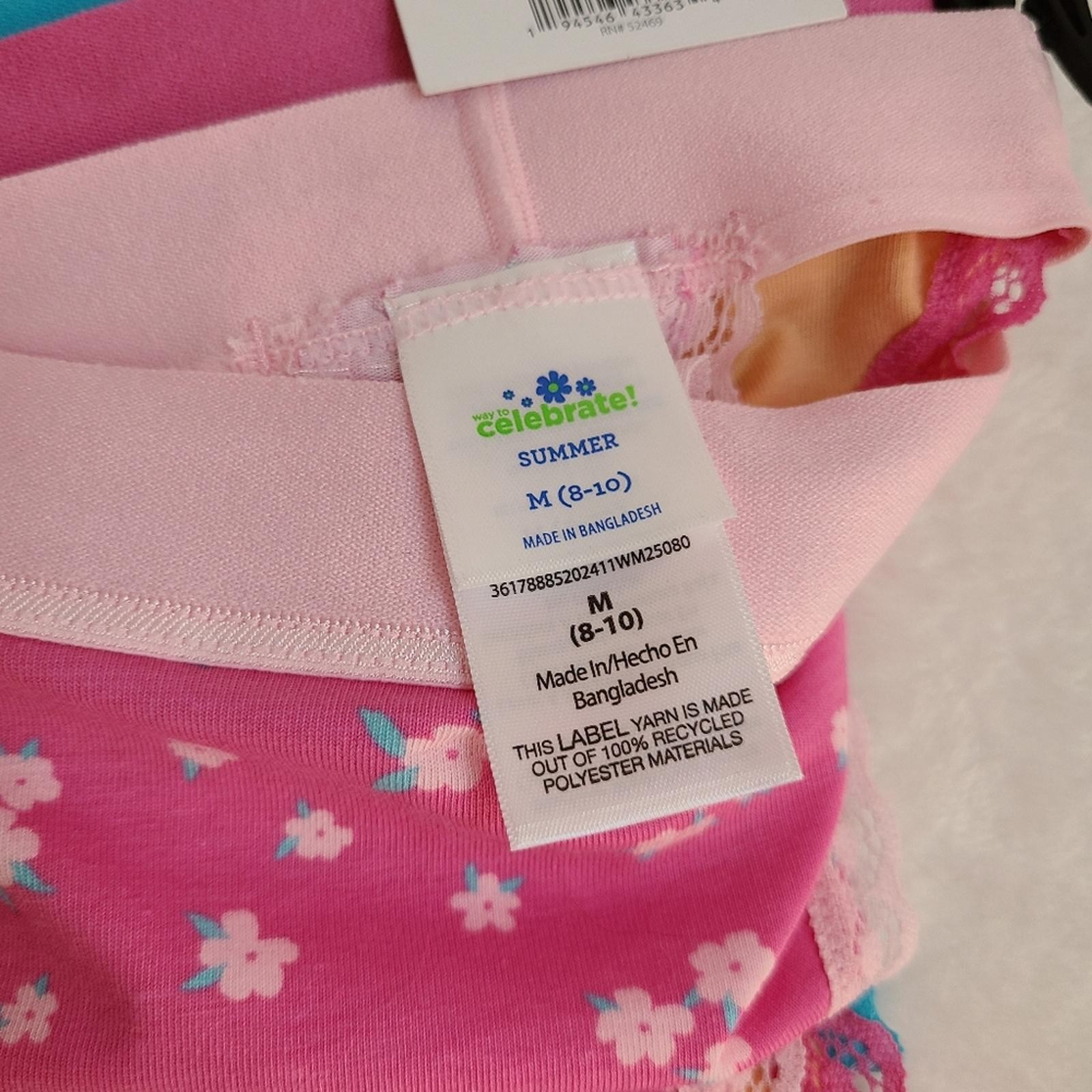 Walmart 3pk Summer Cotton & Lace Thong Panties Size XL