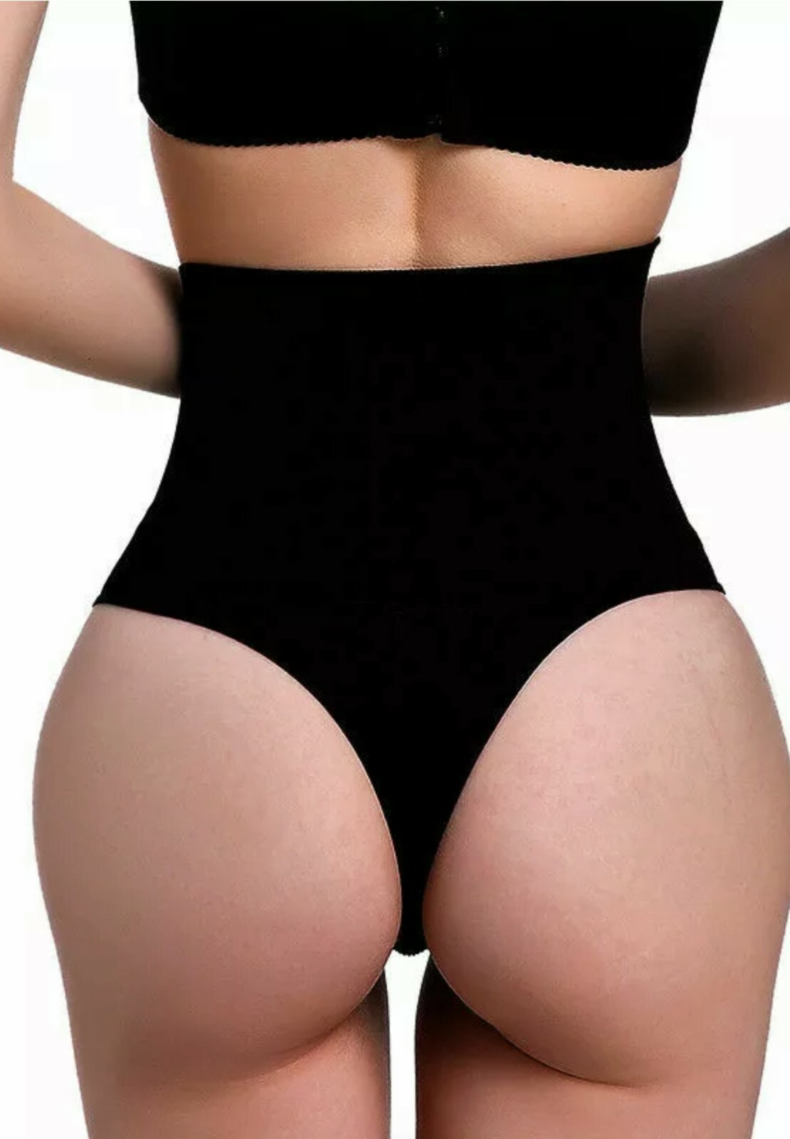2-6 Tangas Panties High Waist Thongs FIRM Tummy Control underwear 98122 seamless