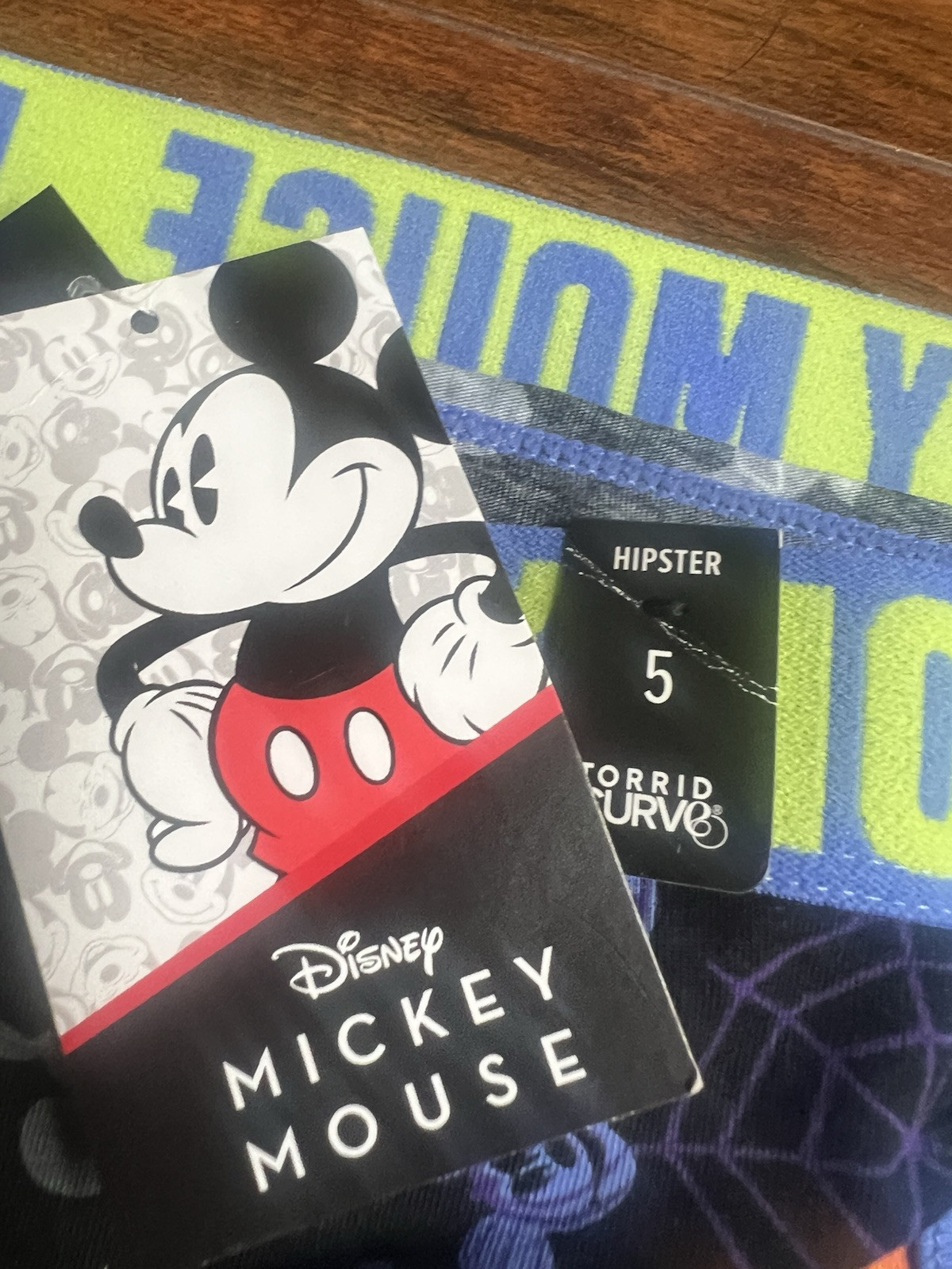 TORRID DISNEY MICKEY MOUSE HALLOWEEN HIPSTER UNDERWEAR SIZE 5X~NWT