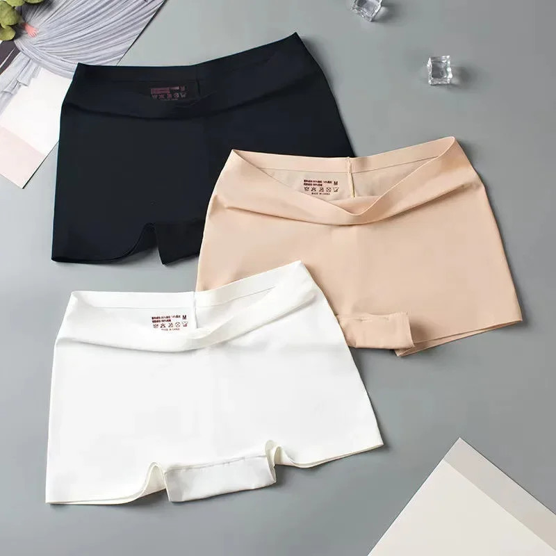 Seamless Panties Boyshort Mid Rise Breathable Soft Comfort Everyday Women Wear