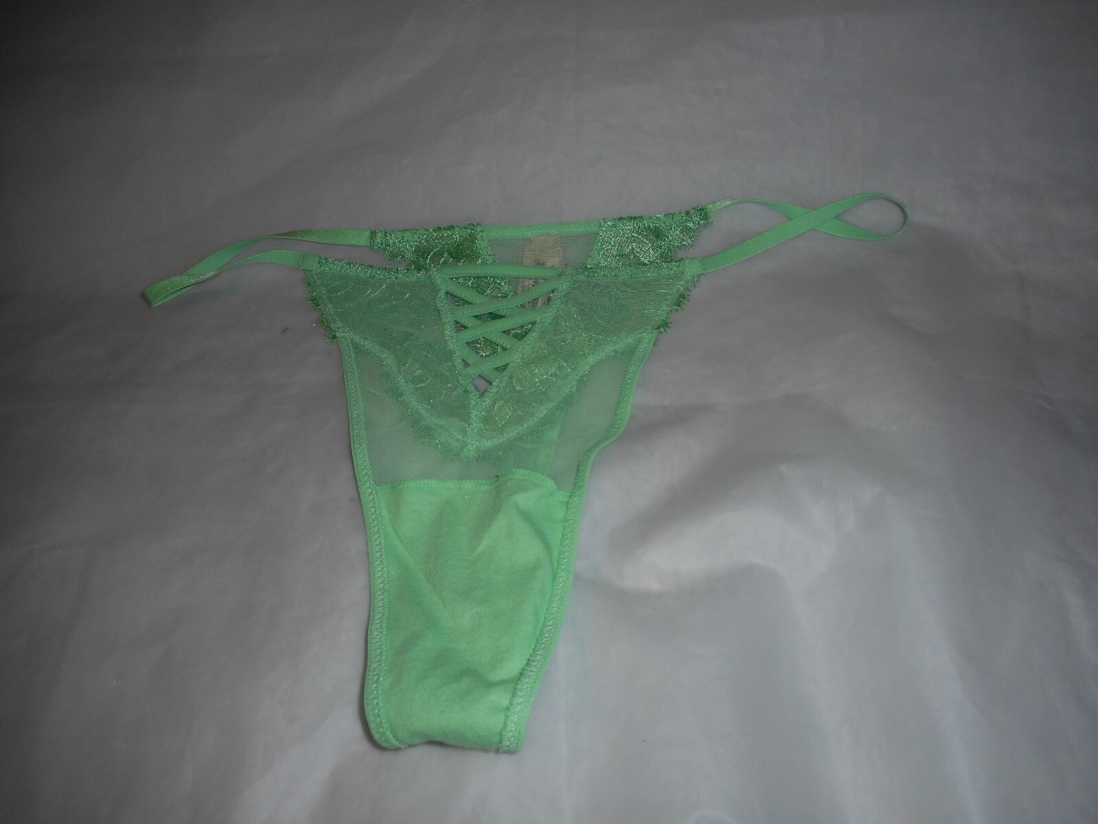 Victoria’s Secret Green X Cross Thong String Panty XL/XG