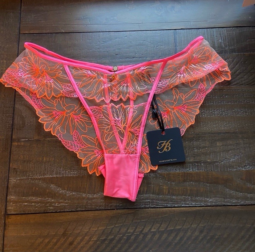 Honey Birdette Lily Brazilian Panty Size M