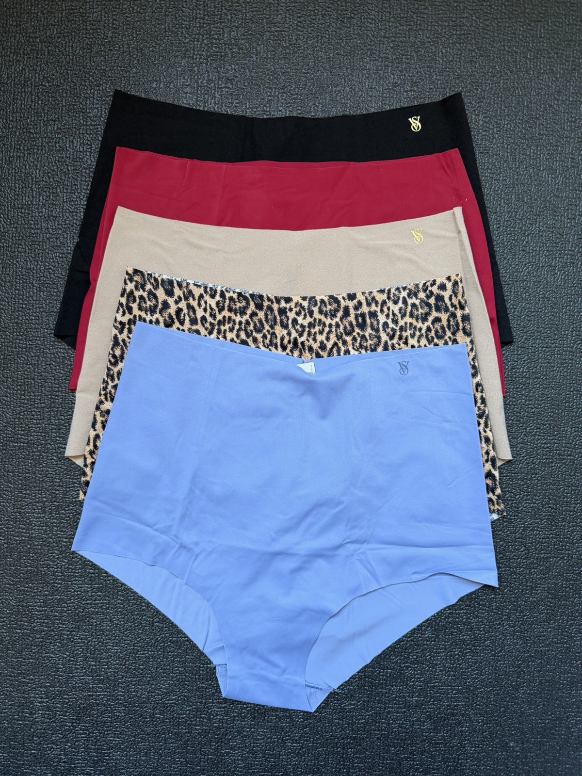 Lot 5 Victoria’s Secret Sz M No-Show Modern Brief Slip Panty Bundle Pack