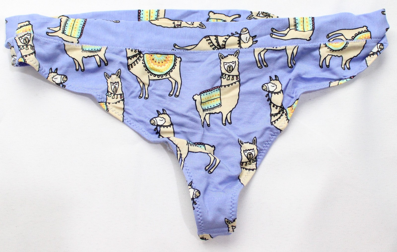 Meundies Women’s Lightweight Soft Feelfree Thong BM7 No Probllama Medium NWT