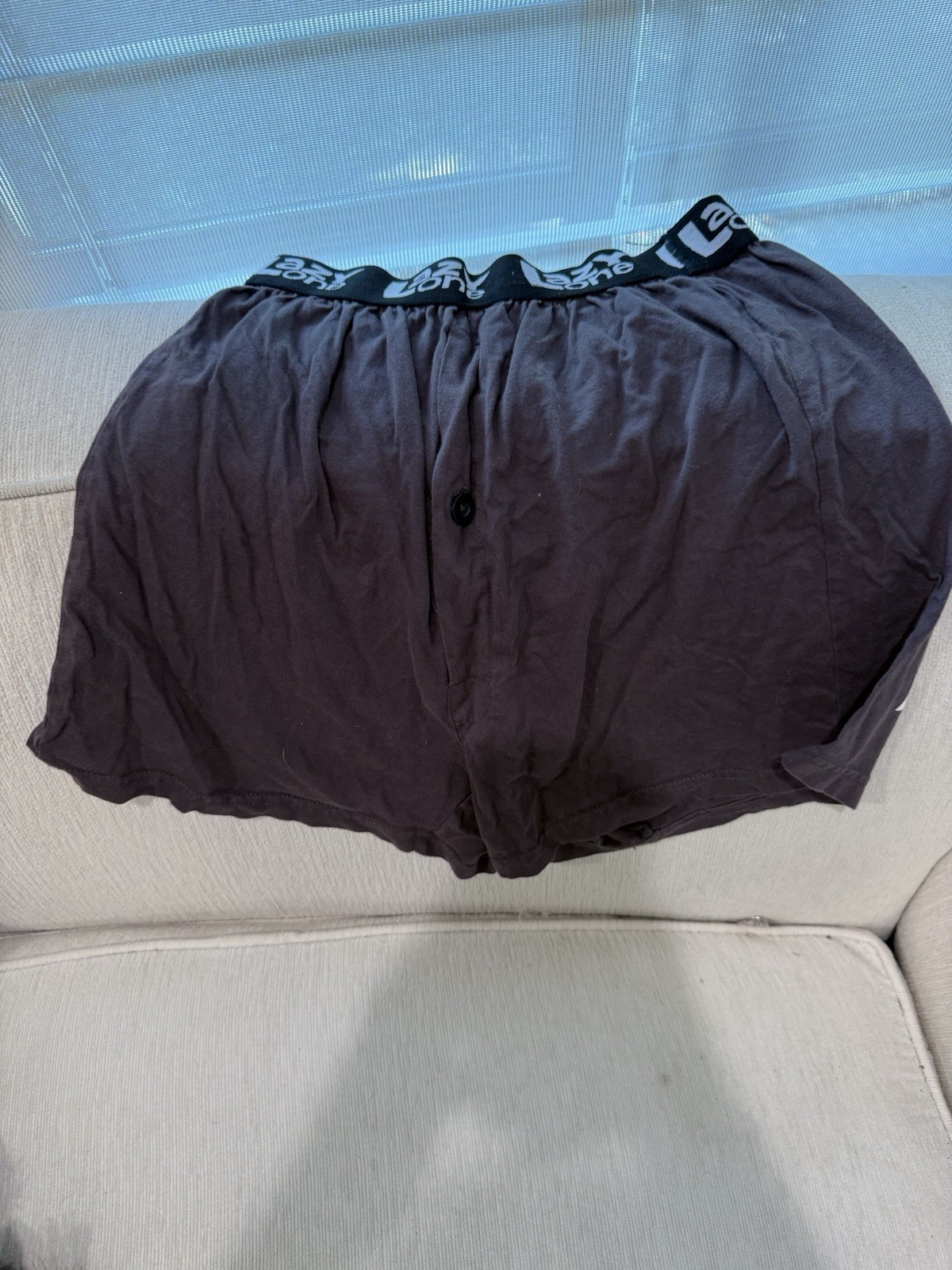 Lazy One Men’s Boxer Brief Underwear Who Cut the Cheese, Small