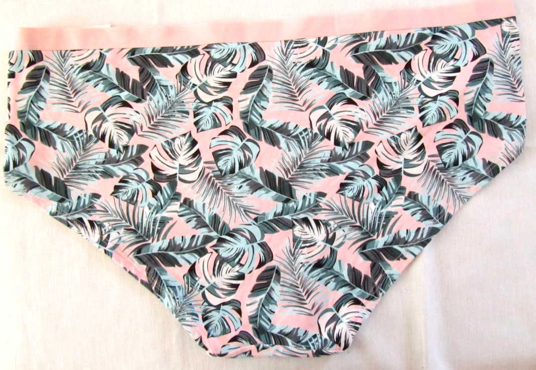 NWT Jenni Intimates Lot of 2 Size XXXL Hipster Panties Grey Wild Leo & Tropical!