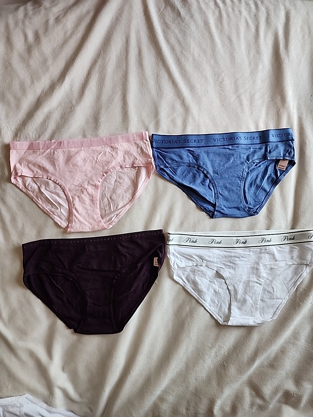 4 pairs size S/P Victoria’s Secret hiphuggers vintage RN54867 CA 67359 India