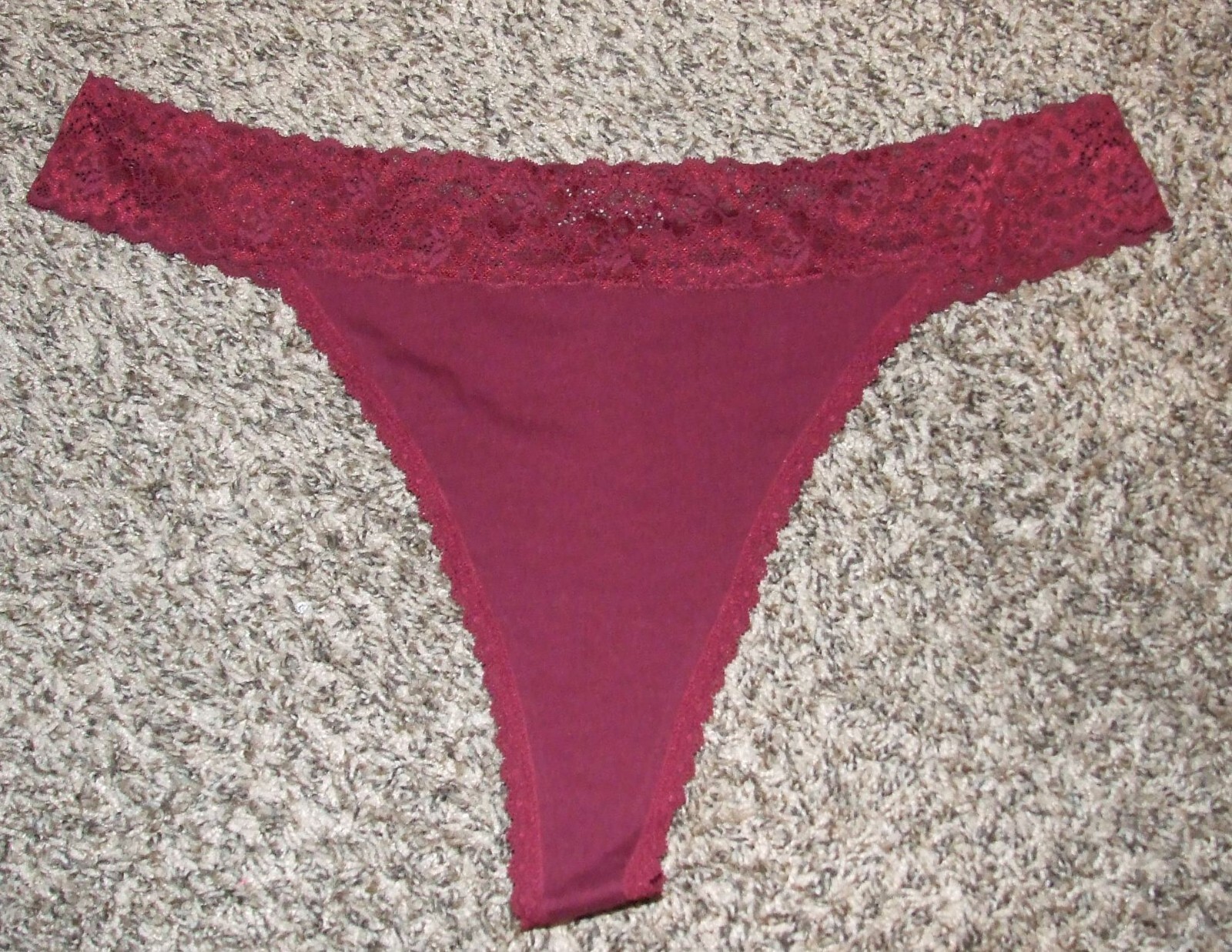 Maurices Plus Red Amber Stretch Cotton Thong Panty – Size 3X – NWT