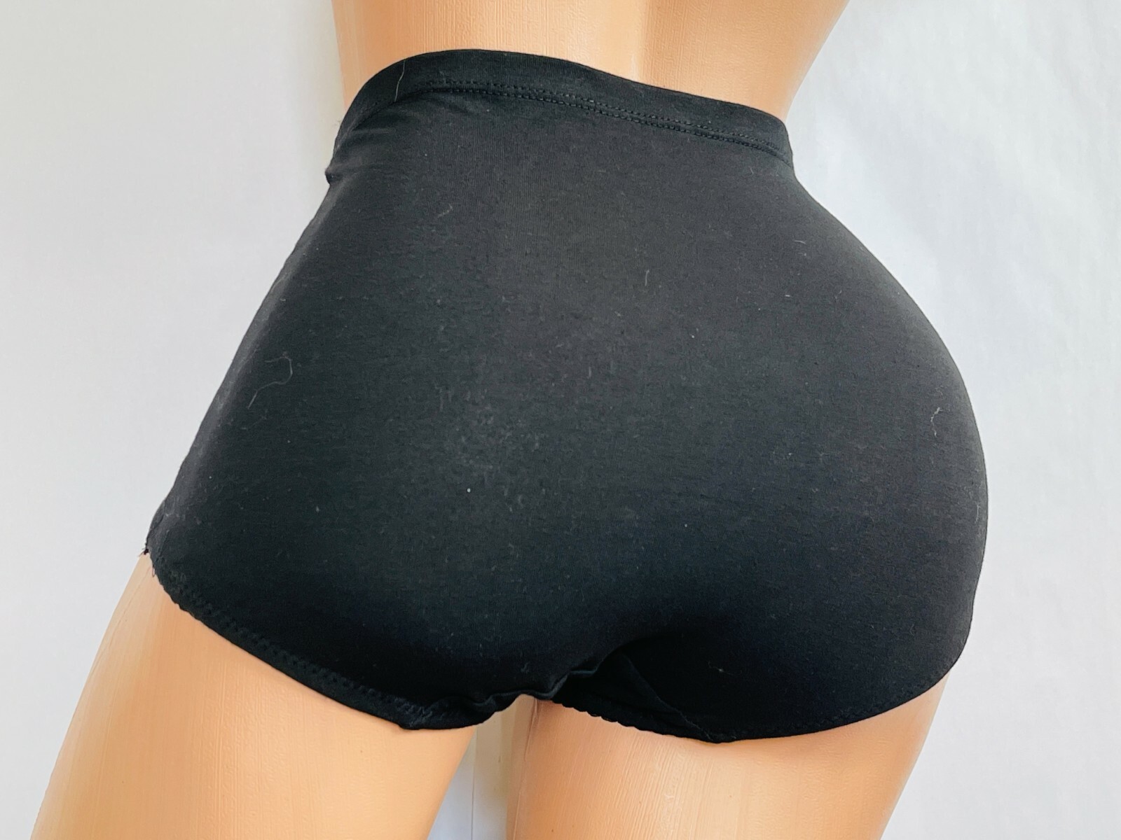 3/6 Pack Women High Waisted Briefs Bikini Panties Cotton Comfy 65 Underwear S-2X