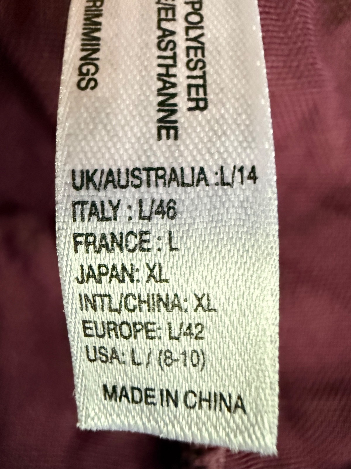 PARFAIT LACE THONG PANTIES, L, NEW