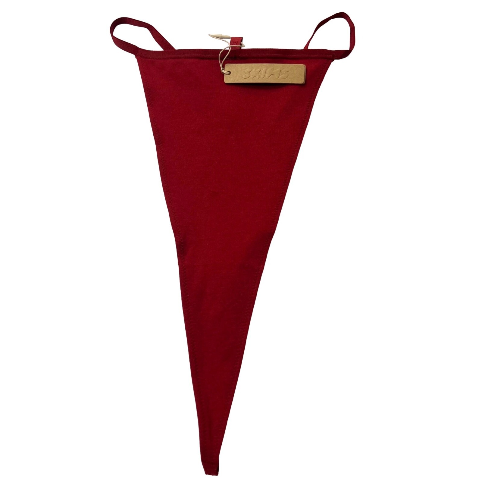 SKIMS Cotton Jersey T-String Thong Lot of 2 Chocolate Brick Womens 4X