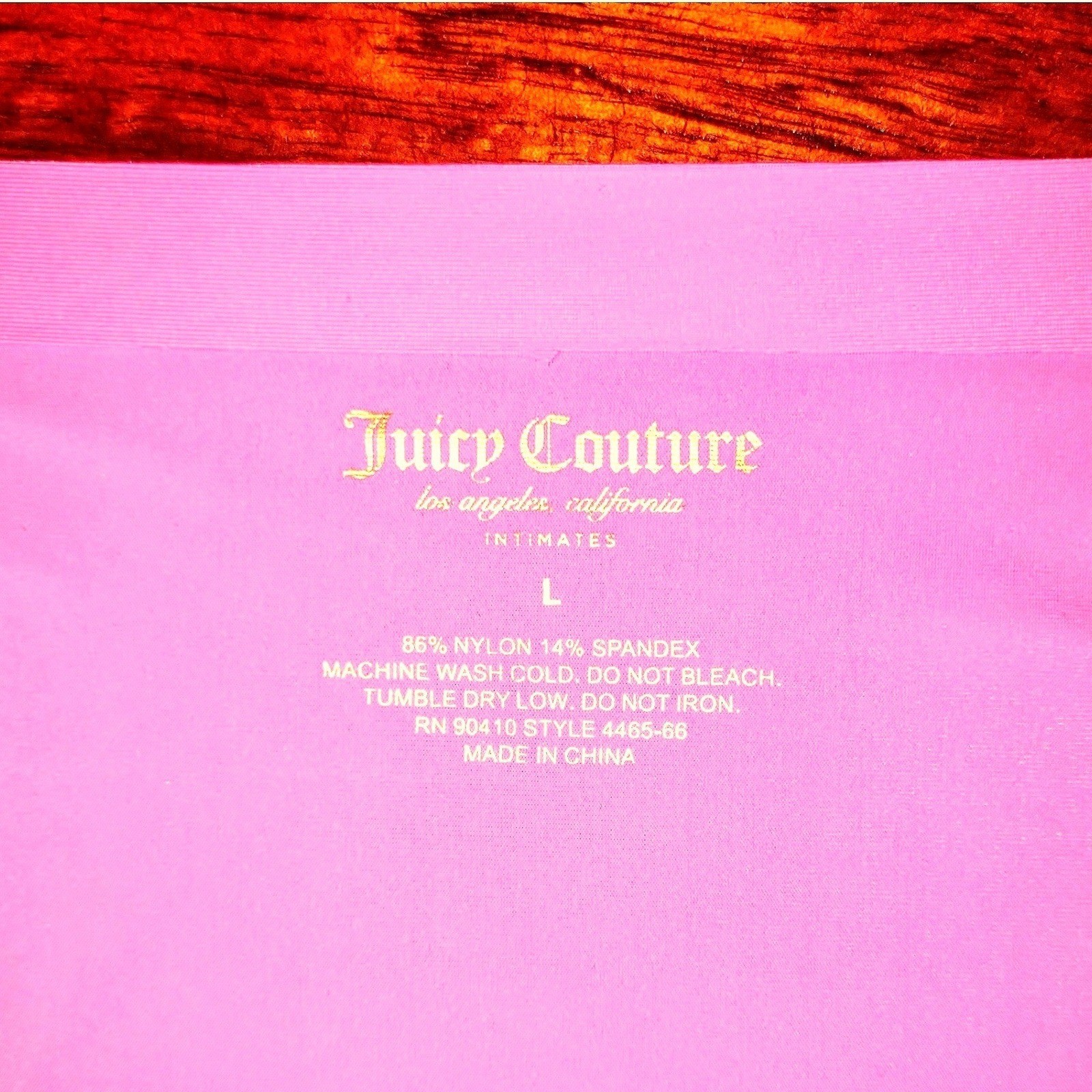 Juicy Couture Panties Large Hipster No Panty Line Blk Pink Spellout NWOT 3-Pack