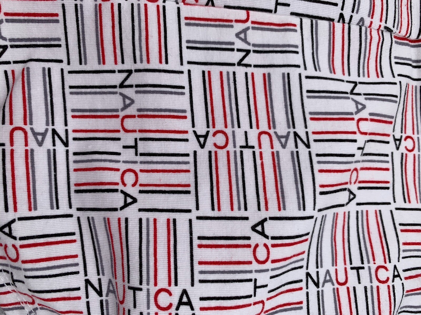 Nautica 4 pack Boy Shorts Panties Plus Size 1X Red Black Gray White Print