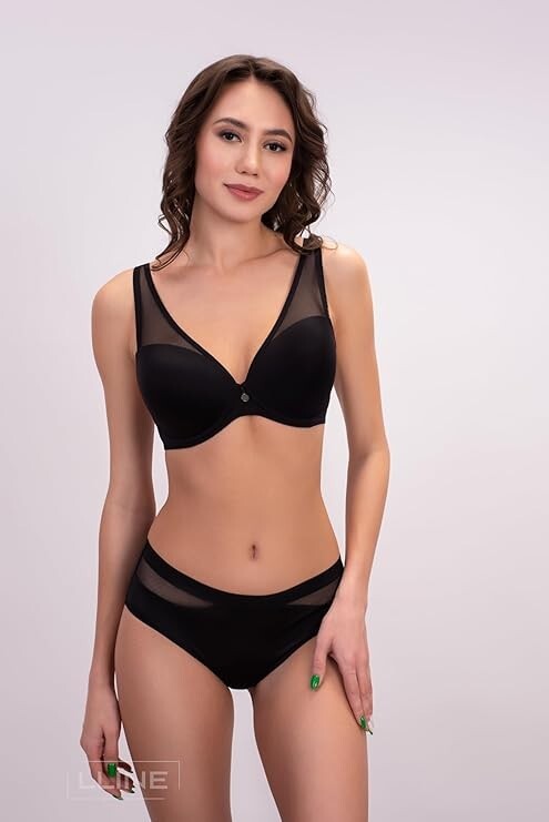Victoria Bella MILAVITSA-350106 women’s Panties BRIEFS, mid-waist, Black