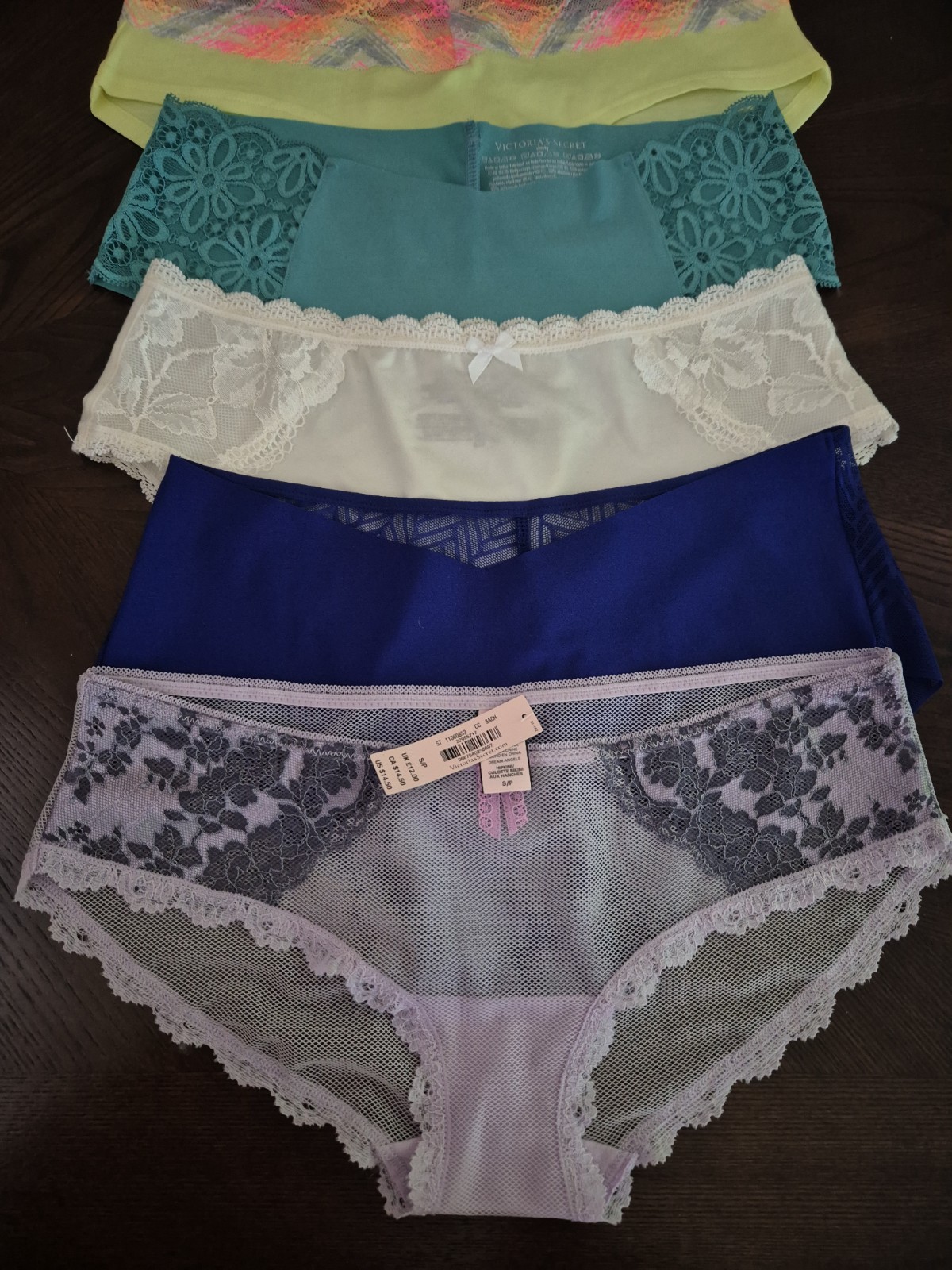 Panties Lot 5 Victoria Secret Multicolored, Single $10, All $45