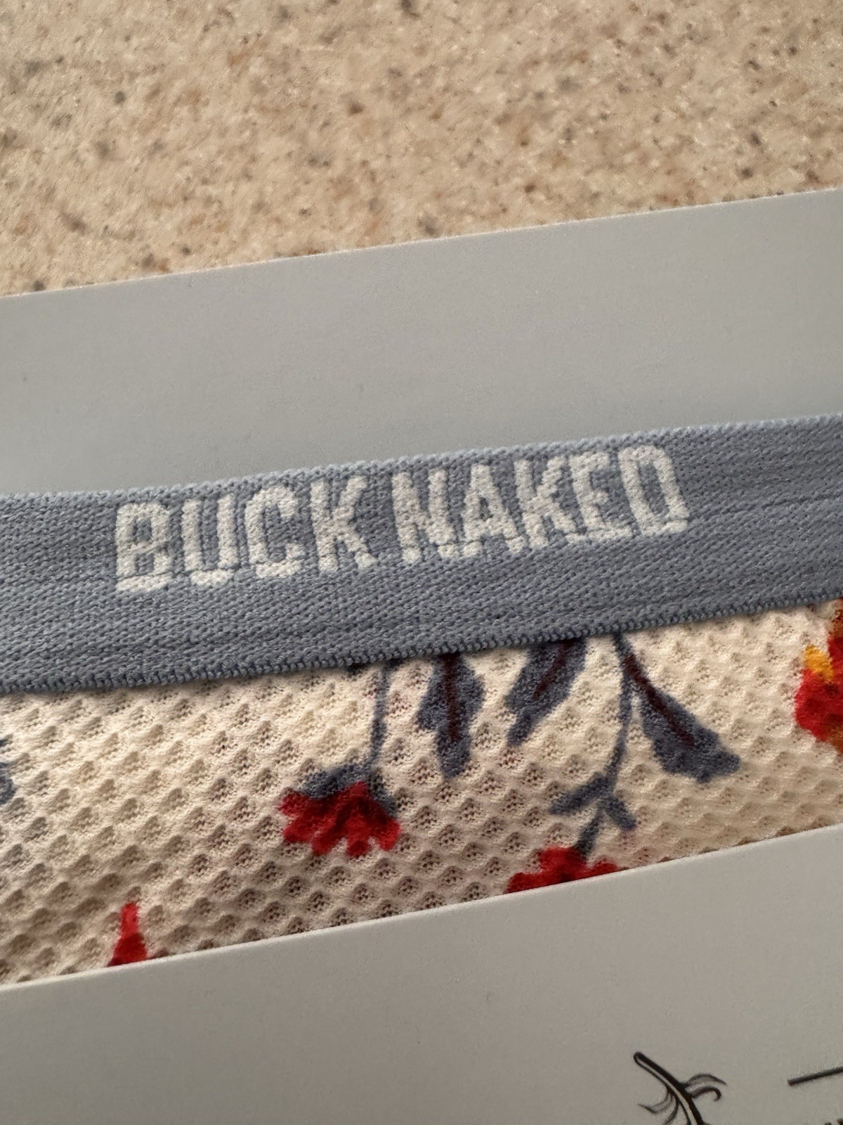 Duluth Trading Women’s Buck Naked Underwear Brief Large Antique Chicken Print
